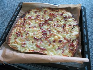 mein Flammkuchen :)
